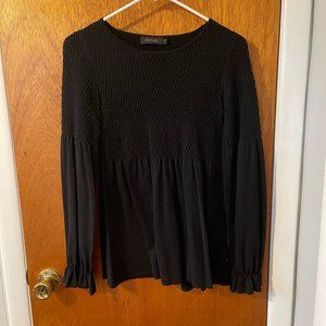 Black Long Sleeve Top